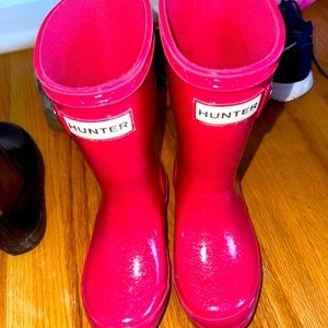 Sparkly Hot Pink Hunter Boots